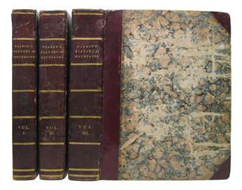 WILSON, JOSEPH. A History of Mountains, Geographical and Mineralogical. 3 vols. 1807-10.  Lacks the plates.